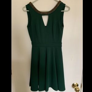 XOXO Green Formal Dress